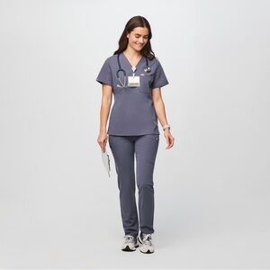 Figs set space navy XL catarina and XL/P yola petite length